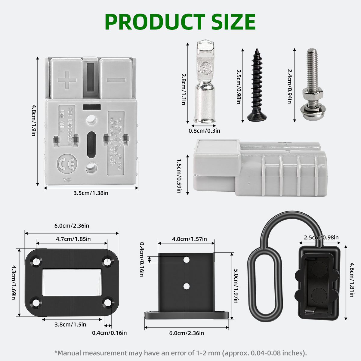 50A Battery Quick Connect Kit with Anderson-Style Plug Secondary image