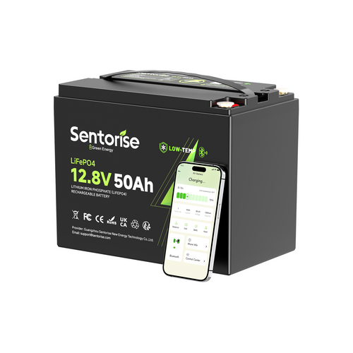 12V 50Ah Bluetooth LiFePO4 Battery