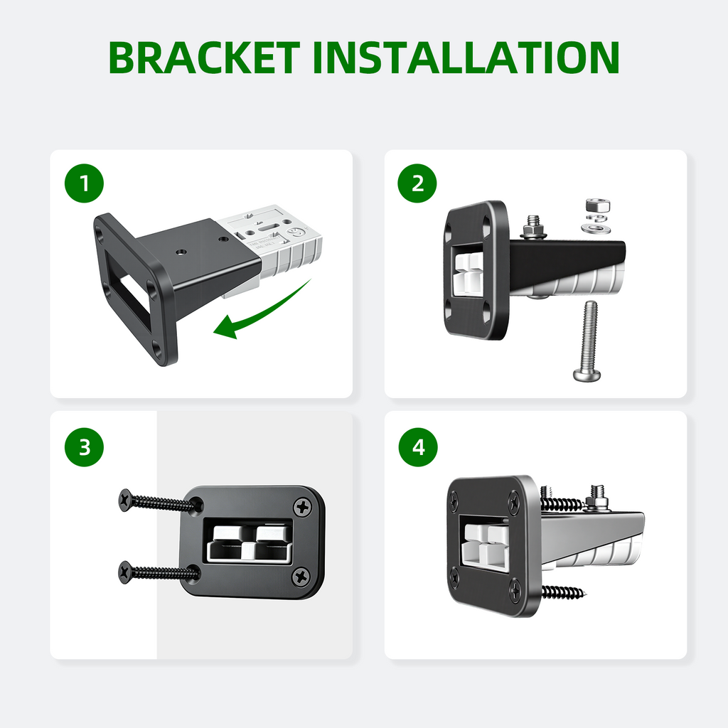 50A Battery Quick Connect Kit with Anderson-Style Plug